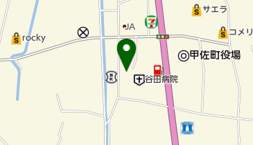 西本真生堂甲佐店の地図画像