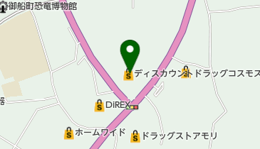 ディスカウントドラッグコスモス御船店の地図画像