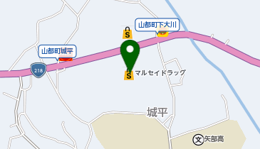 マルセイドラッグ山都店の地図画像