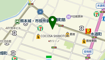 ドラッグセイムス熊本下通店の地図画像