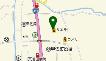 協同組合甲佐ショッピングセンターサエラの地図画像