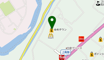 マックハウスゆめタウンサンピアン店の地図画像