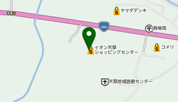 ハニーズ天草イオン店の地図画像