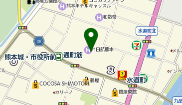 SHIPS熊本店の地図画像
