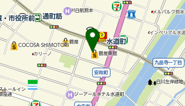 ユナイテッドアローズ熊本店の地図画像