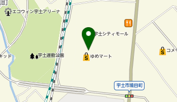 ハニーズ宇土シティモール店の地図画像