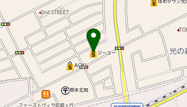 ジーユー熊本光の森店の地図画像