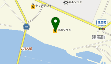 ジーユーゆめタウン八代店の地図画像