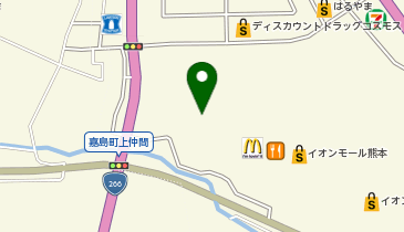 ユニクロイオンモール熊本店の地図画像