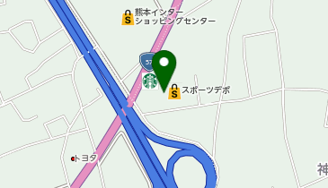ゴルフ5熊本インター店の地図画像