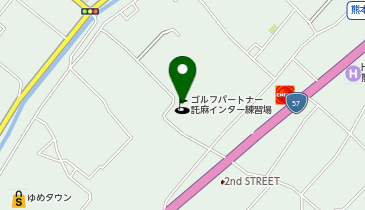 ゴルフパートナー託麻インター練習場店の地図画像