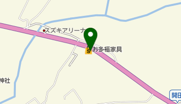 (有)お多福家具の地図画像