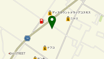 ナフコツーワンスタイル東八代店の地図画像