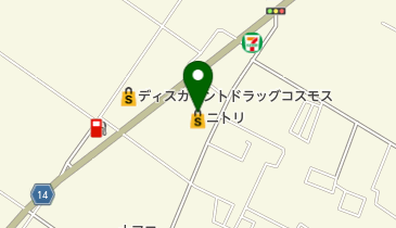 ニトリ八代店の地図画像