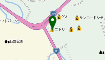 ニトリサンロードシティ人吉店の地図画像