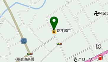 春井書店の地図画像