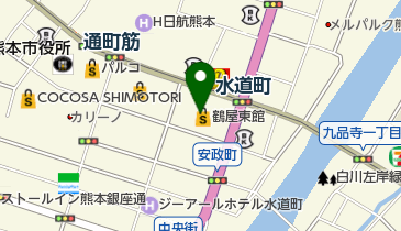 ツルヤくまざわ書店の地図画像