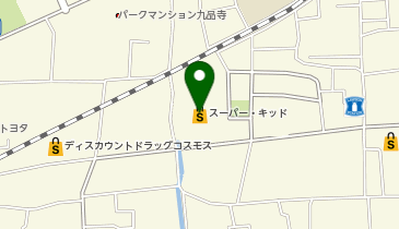 スーパー・キッド熊本国府店の地図画像