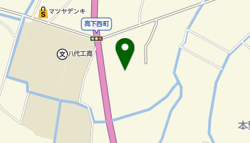スーパー・キッド八代高田店の地図画像
