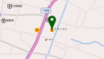 アタックス城南店の地図画像