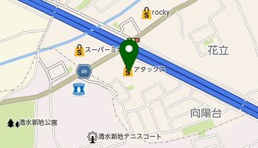 アタックス菊陽店の地図画像