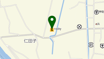 rocky甲佐店の地図画像