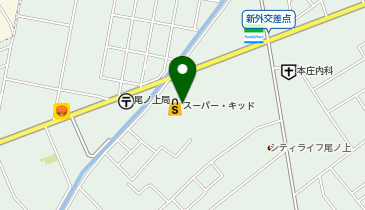 スーパー・キッド新外店の地図画像