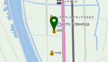 DiREX芦北店の地図画像
