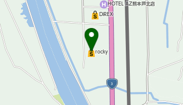 ダイソーロッキー芦北店の地図画像