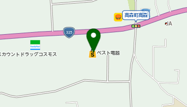 ダイソーロッキー高森店の地図画像