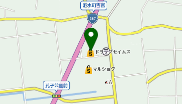 ダイソーセイムス泗水店の地図画像