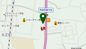 auショップ荒尾の地図画像