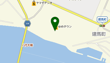 auショップゆめタウン八代の地図画像