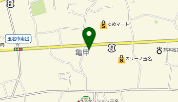 auショップ玉名の地図画像