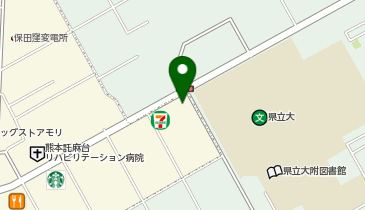auショップ熊本県立大前の地図画像