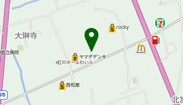 auショップ菊池の地図画像