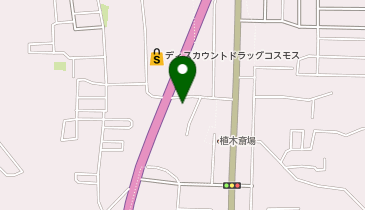 auショップ植木の地図画像
