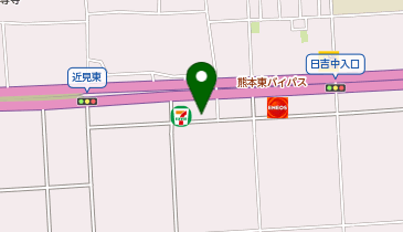 auショップ近見の地図画像