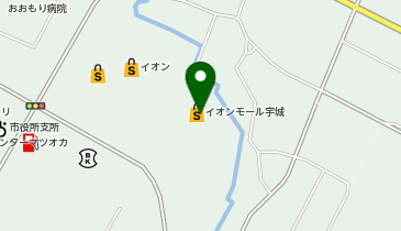auショップイオンモール宇城の地図画像