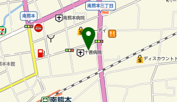 ユナイテッドトヨタ熊本ネッツスクエア南熊本店の地図画像