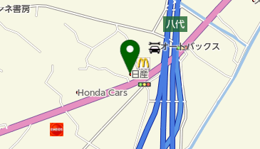 熊本日産八代インター支店の地図画像