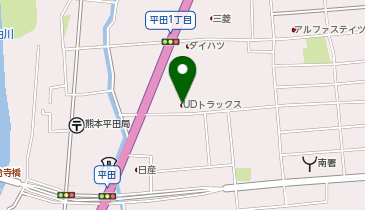 UDトラックス熊本・大分支社の地図画像