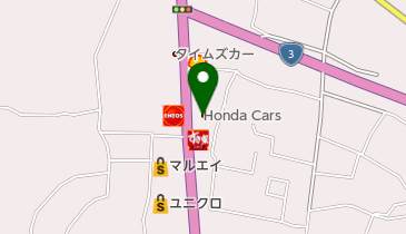 Honda Cars熊本北部店の地図画像