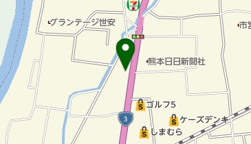 Honda Cars熊本世安店の地図画像