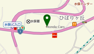 Honda Cars水俣水俣店の地図画像