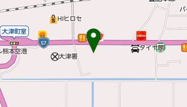 熊本三菱自動車販売大津店の地図画像