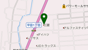 熊本三菱自動車販売熊本本店の地図画像