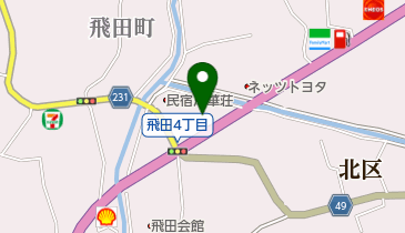 南九州マツダ飛田店の地図画像