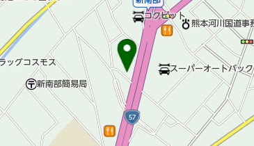 南九州マツダ東店の地図画像