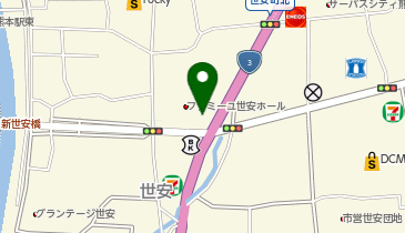 ガリバーLIBERALA熊本の地図画像